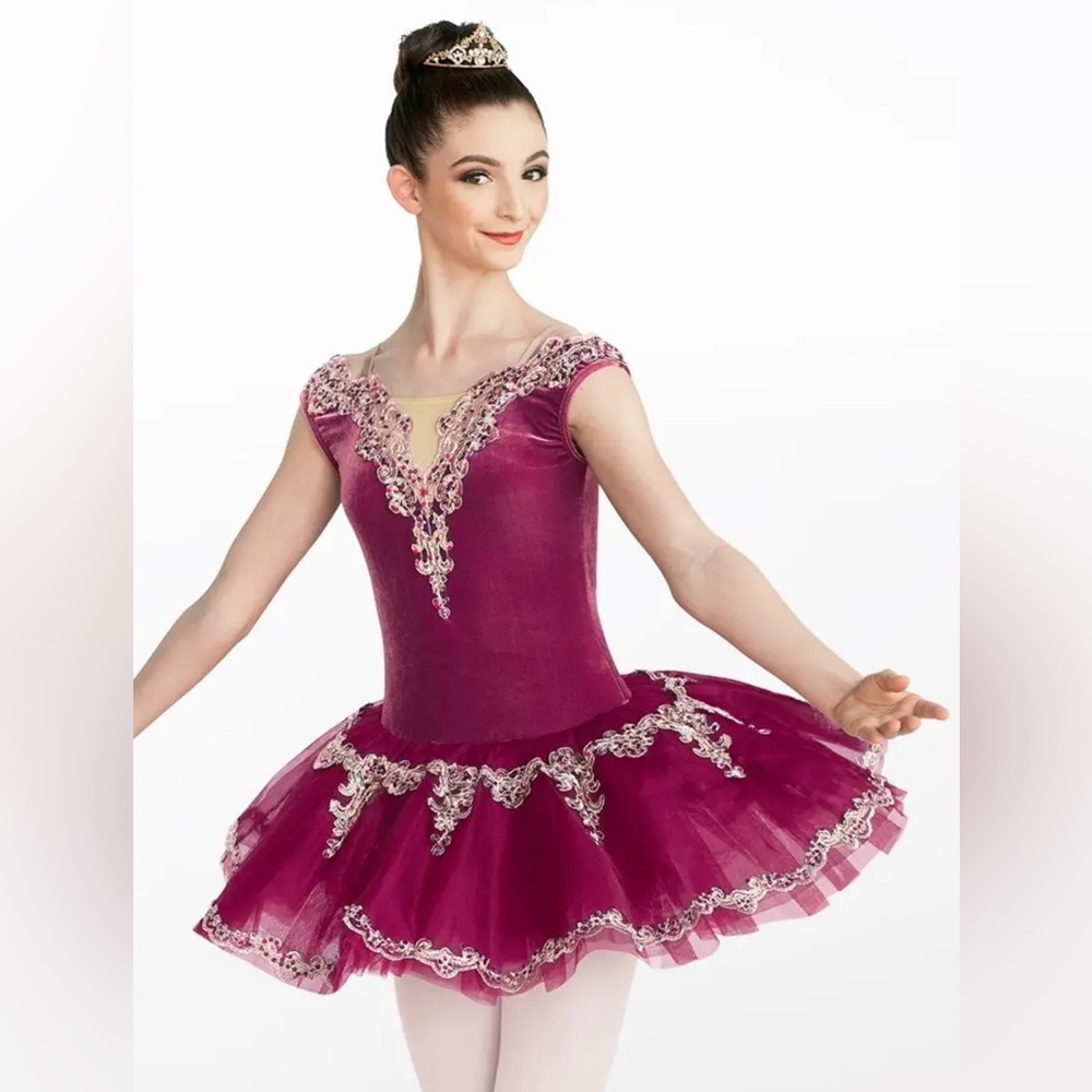 Weissman Showtime Giselle Valse Elegant Mulberry Dance Ballet Tutu Medium